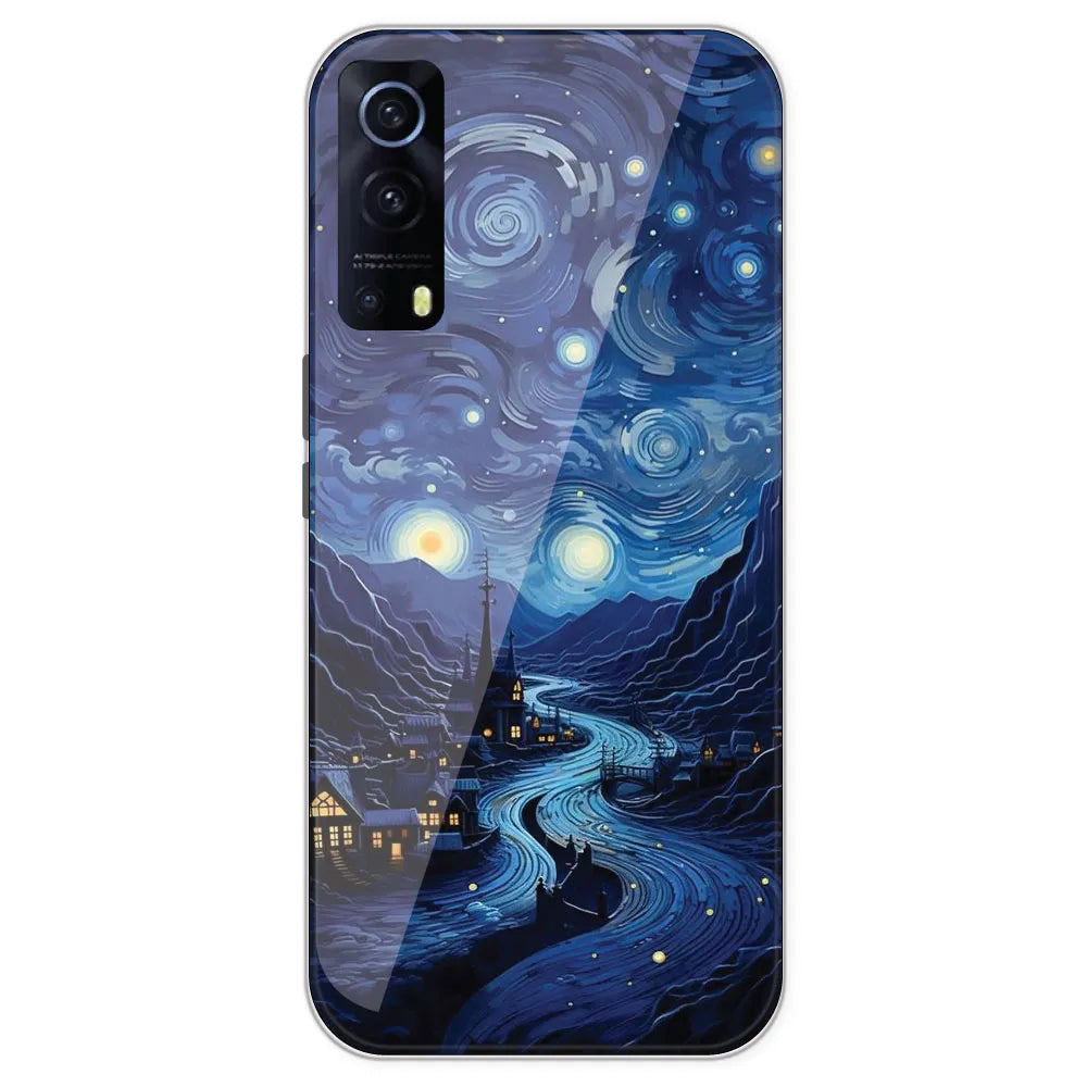 The Starry Night - Printed Silicone Case For IQOO Z3
