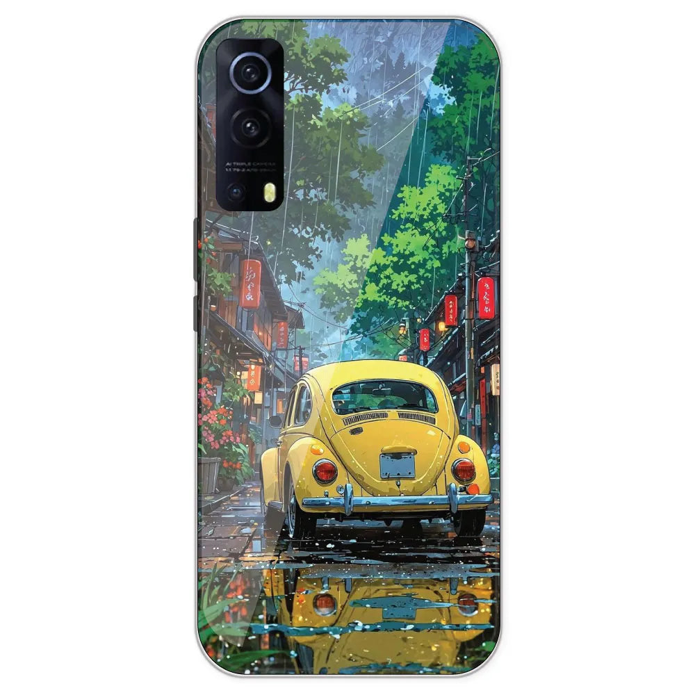 Yellow Bettle - Printed Silicone Case For IQOO Z3
