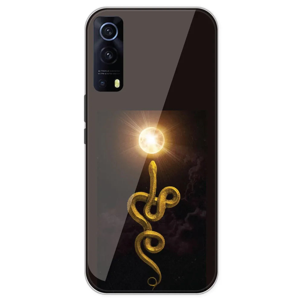 Golden Serpent - Printed Silicone Case For IQOO Z3