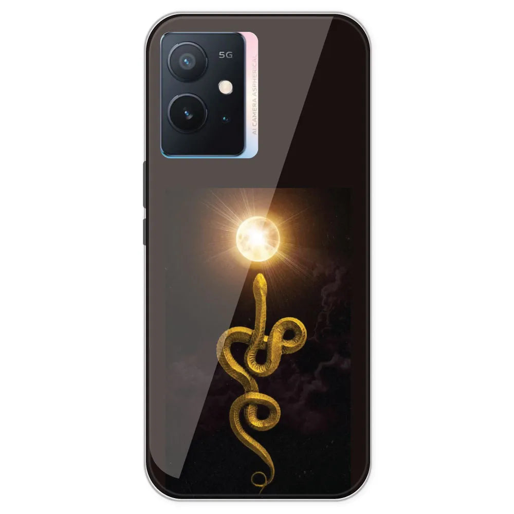 Golden Serpent - Printed Silicone Case For IQOO Z6
