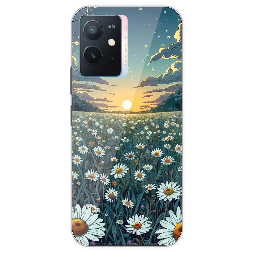 Daisy Sunset - Printed Silicone Case For IQOO Z6