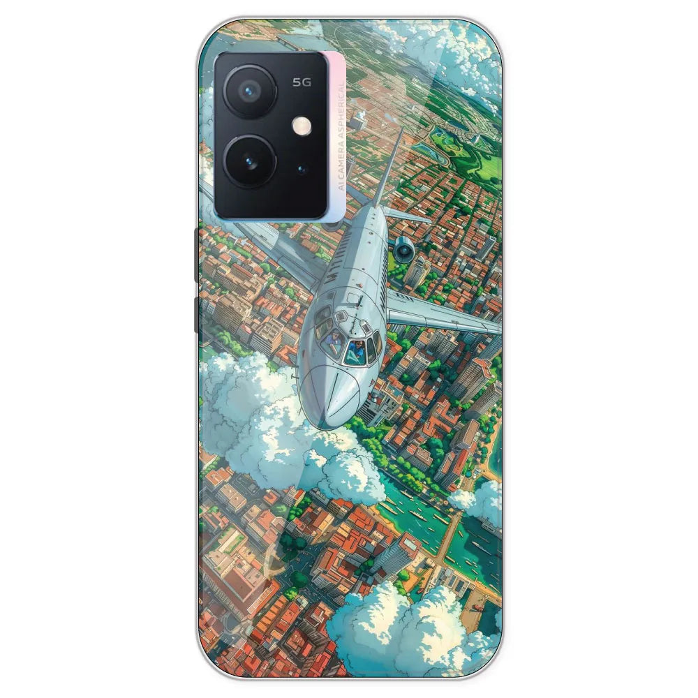 Flying Over City - Printed Silicone Case For IQOO Z6