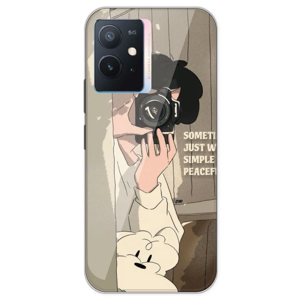 Book Collage - Printed Silicone Case For IQOO Z6