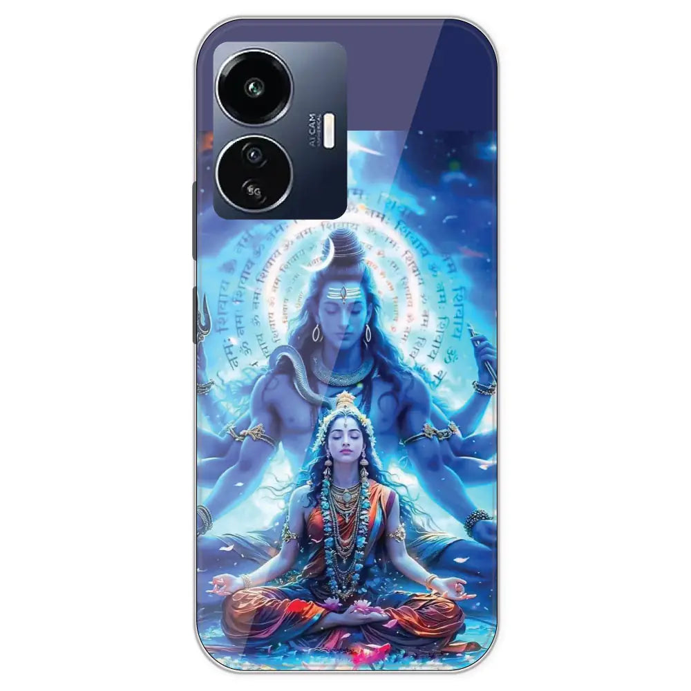 Shiv Parvati - Printed Silicone Case For IQOO Z6 Lite