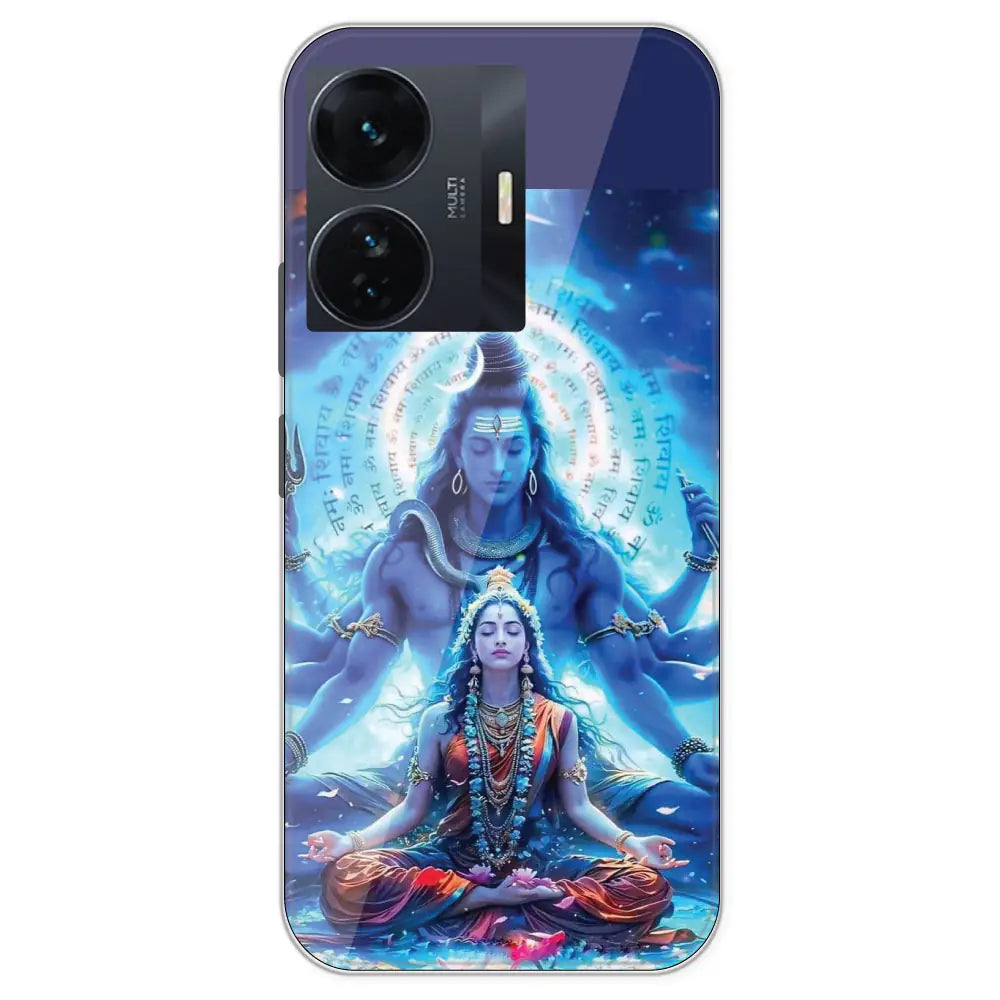 Shiv Parvati - Printed Silicone Case For IQOO Z6 Pro