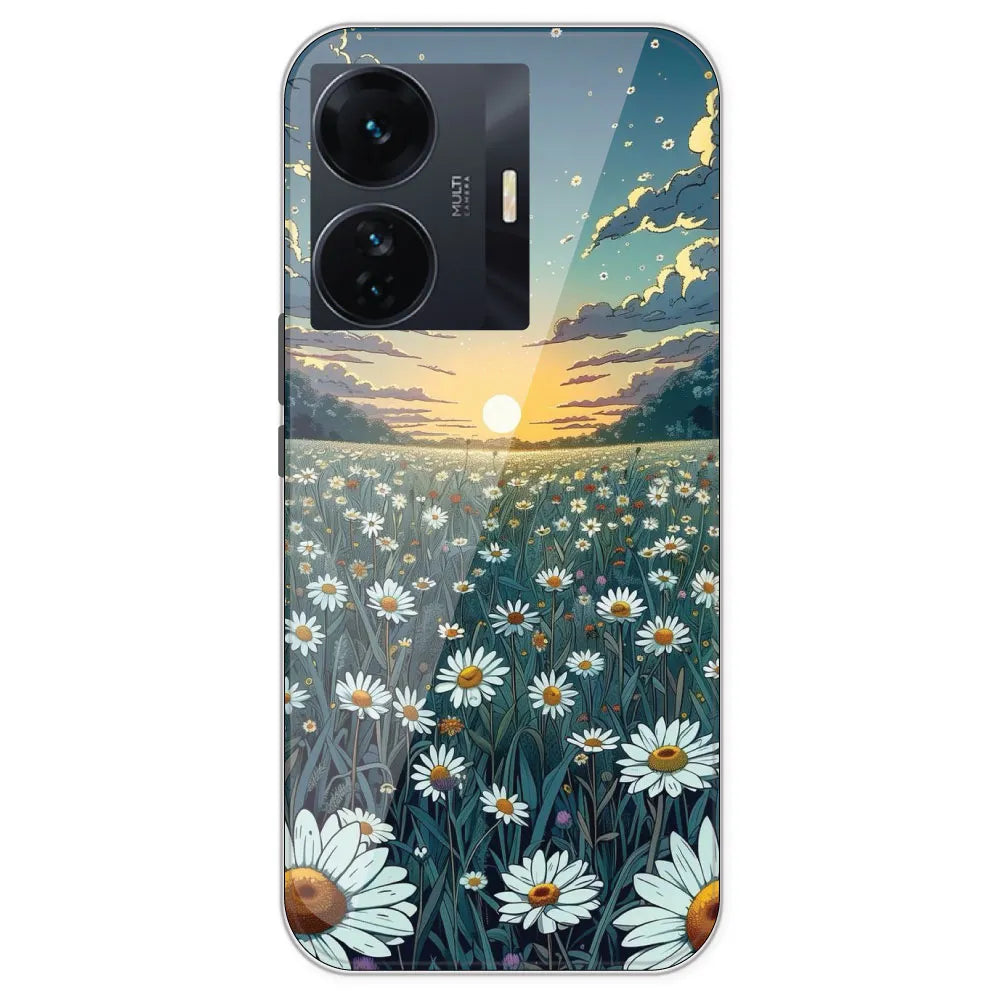 Daisy Sunset - Printed Silicone Case For IQOO Z6 Pro