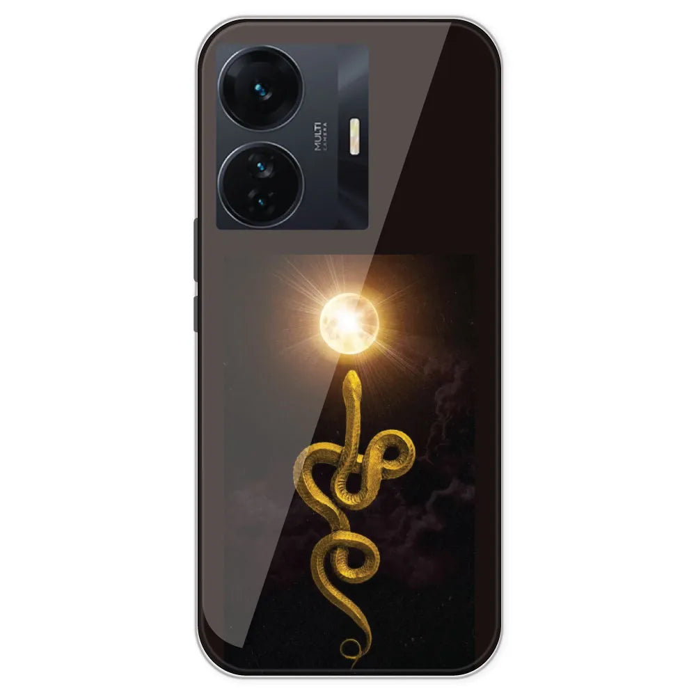 Golden Serpent - Printed Silicone Case For IQOO Z6 Pro