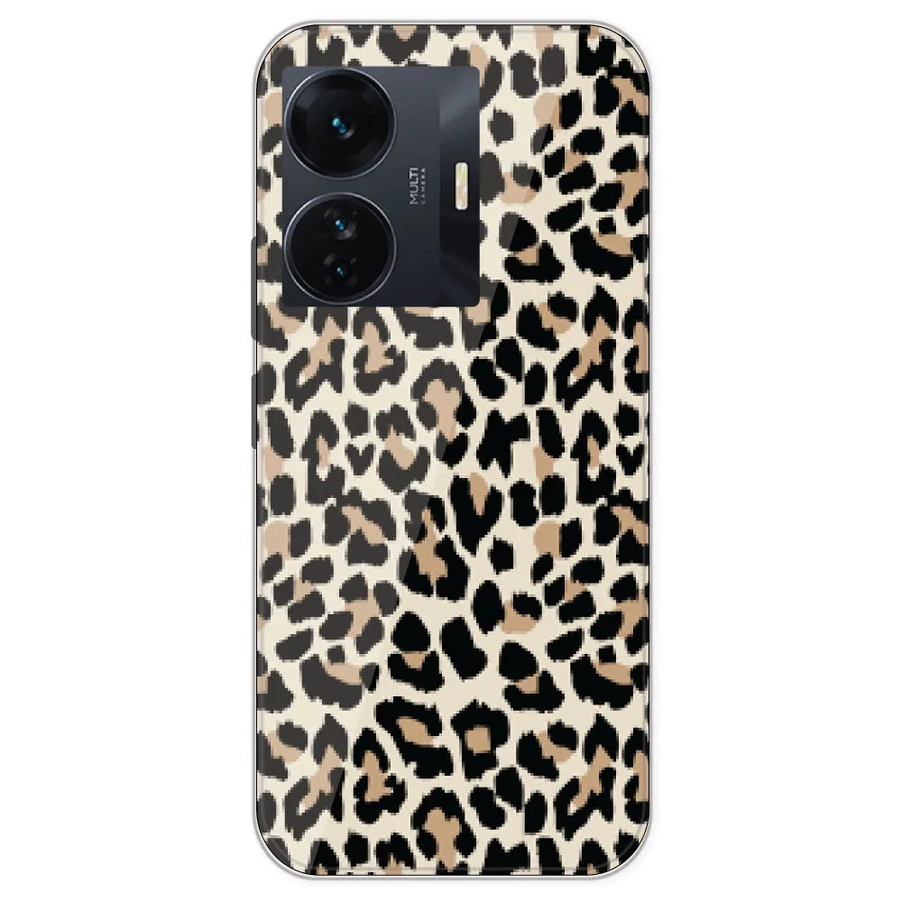 Leopard Print - Printed Silicone Case For IQOO Z6 Pro