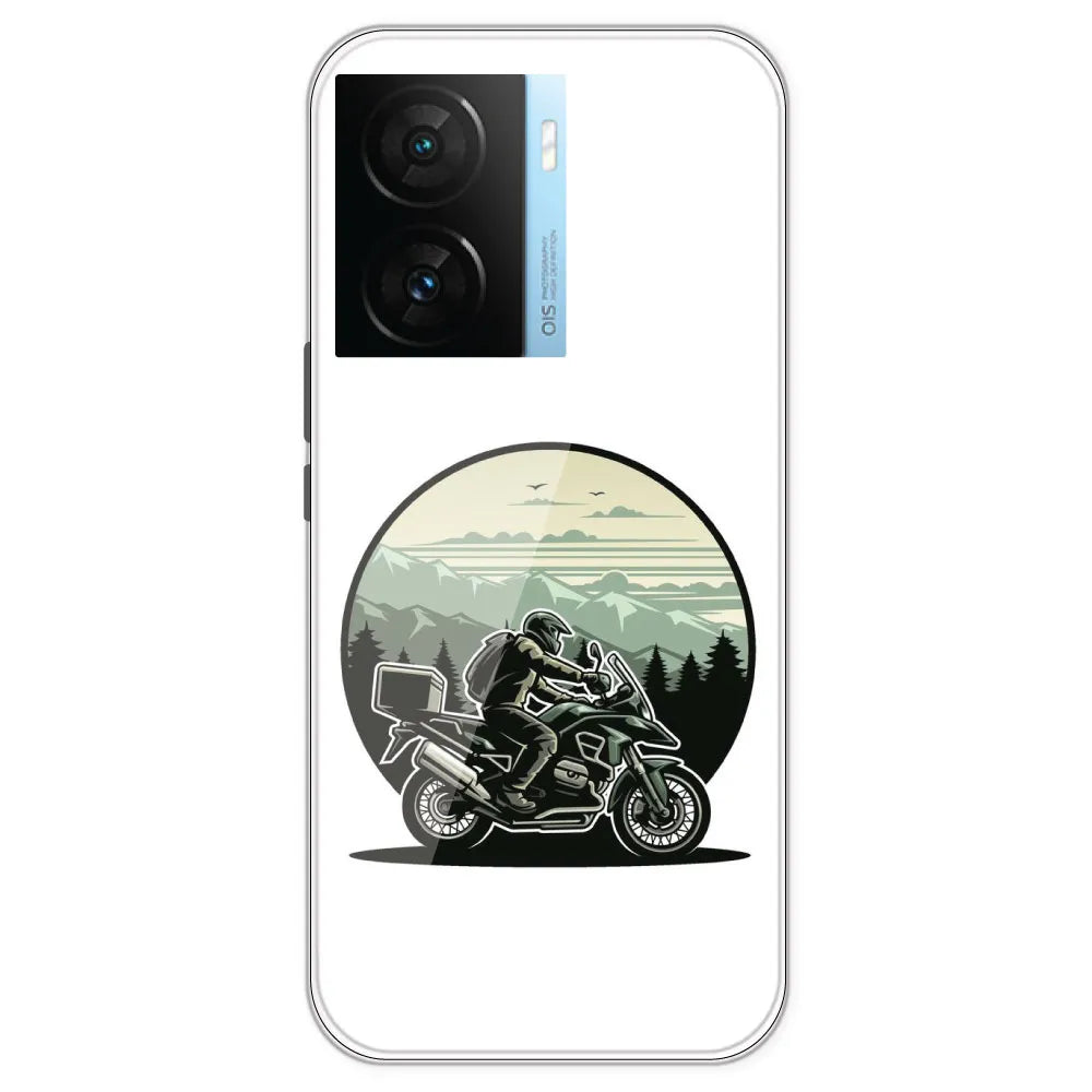 Biker - Printed Silicone Case For IQOO Z7S