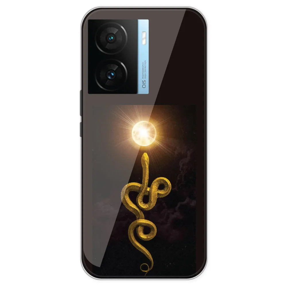 Golden Serpent - Printed Silicone Case For IQOO Z7S