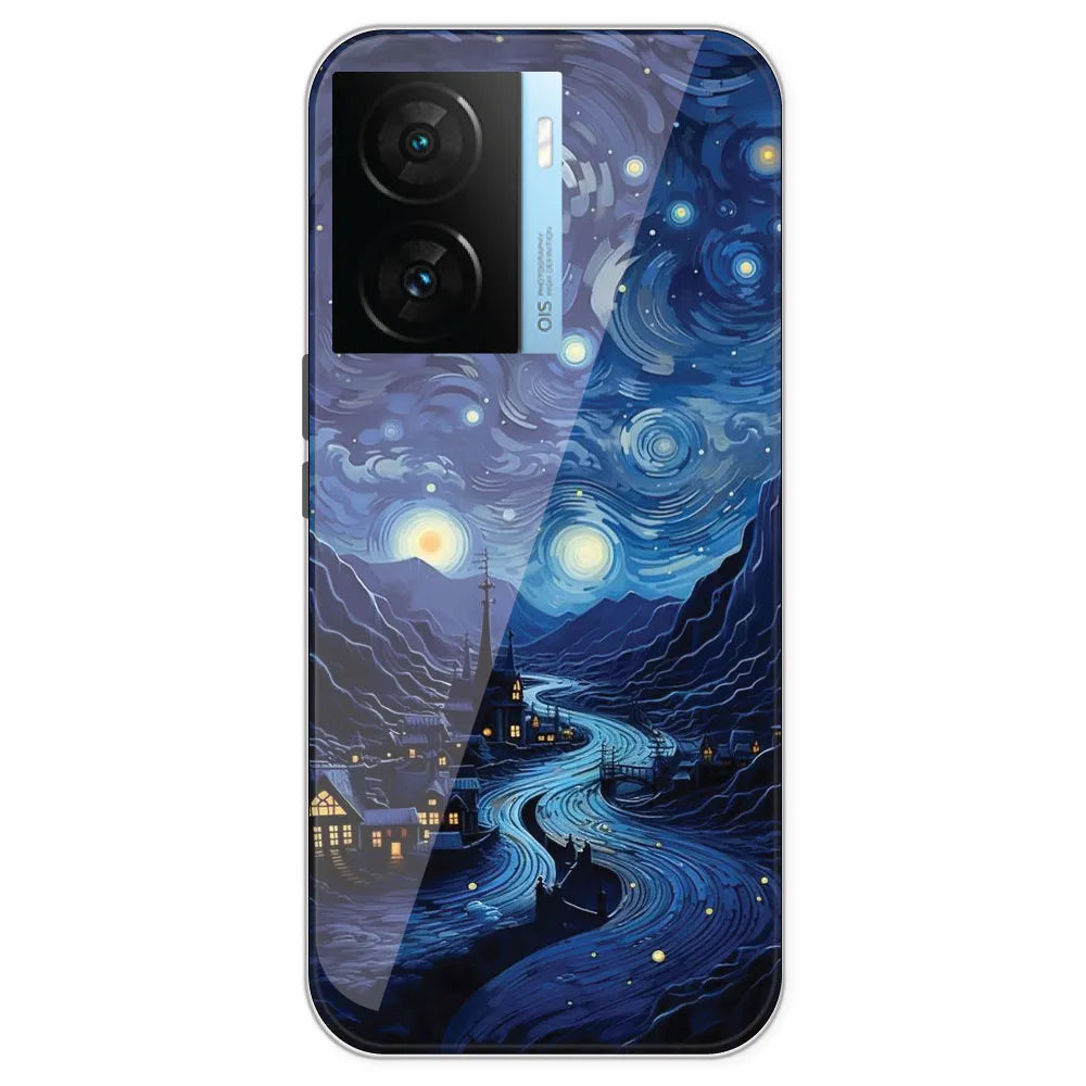 The Starry Night - Printed Silicone Case For IQOO Z7S
