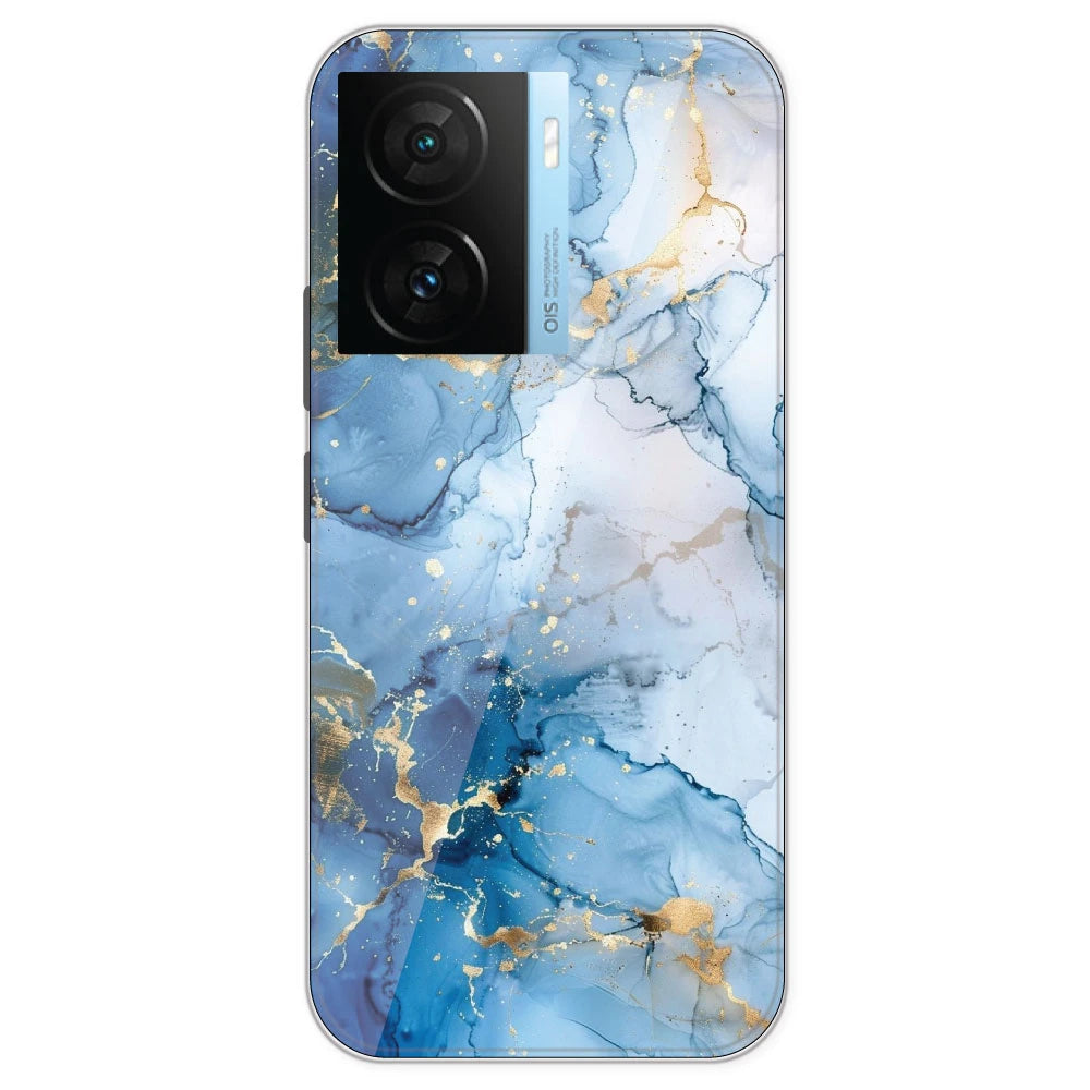 Blue Marble - Printed Silicone Case For IQOO Z7S