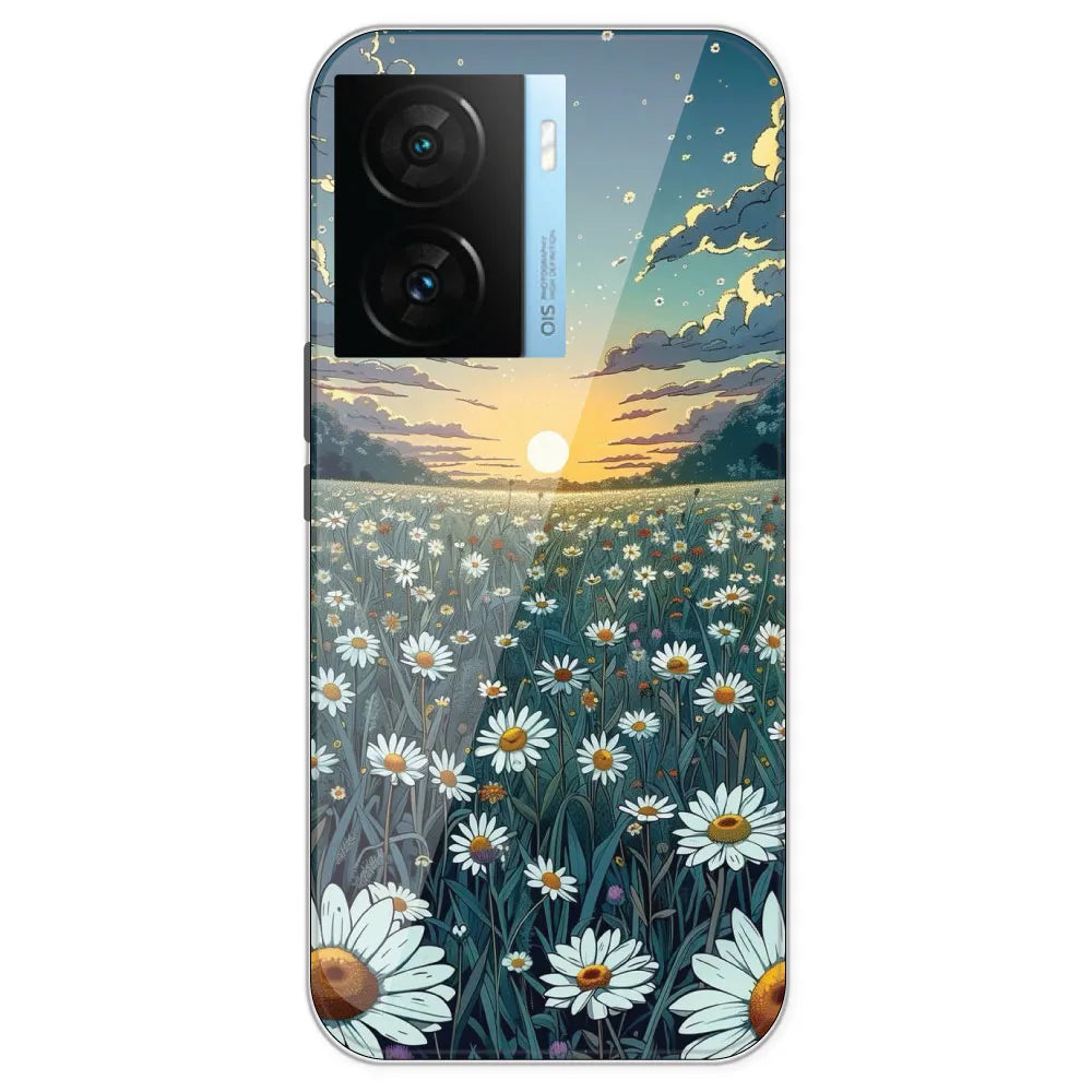 Daisy Sunset - Printed Silicone Case For IQOO Z7S