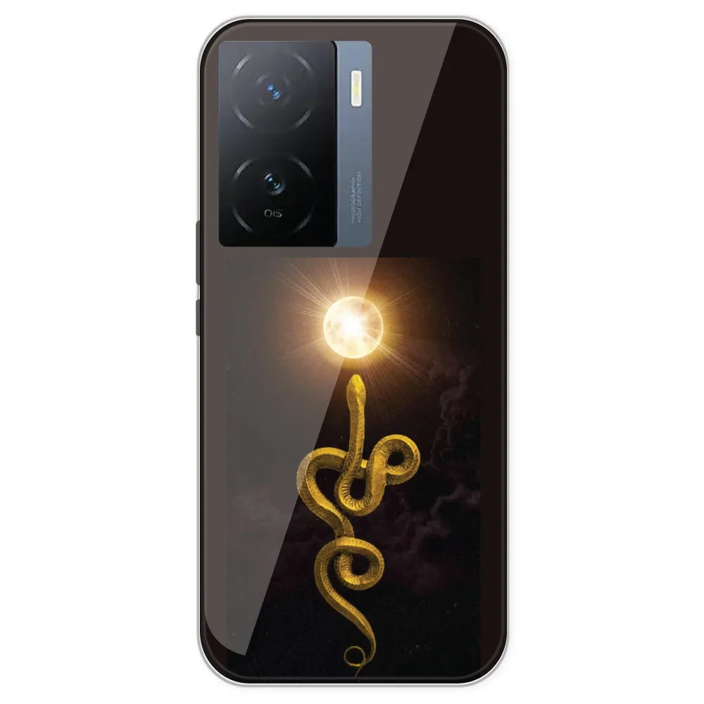 Golden Serpent - Printed Silicone Case For IQOO Z7