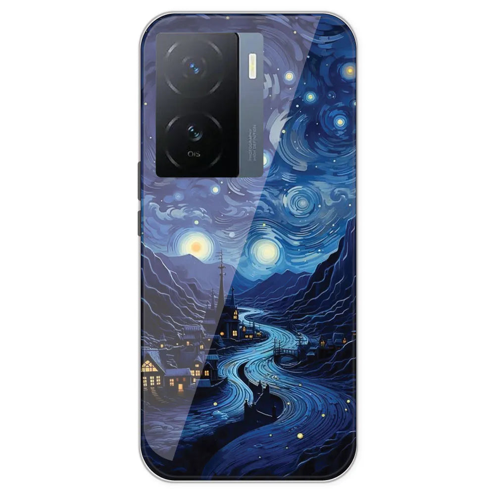 The Starry Night - Printed Silicone Case For IQOO Z7