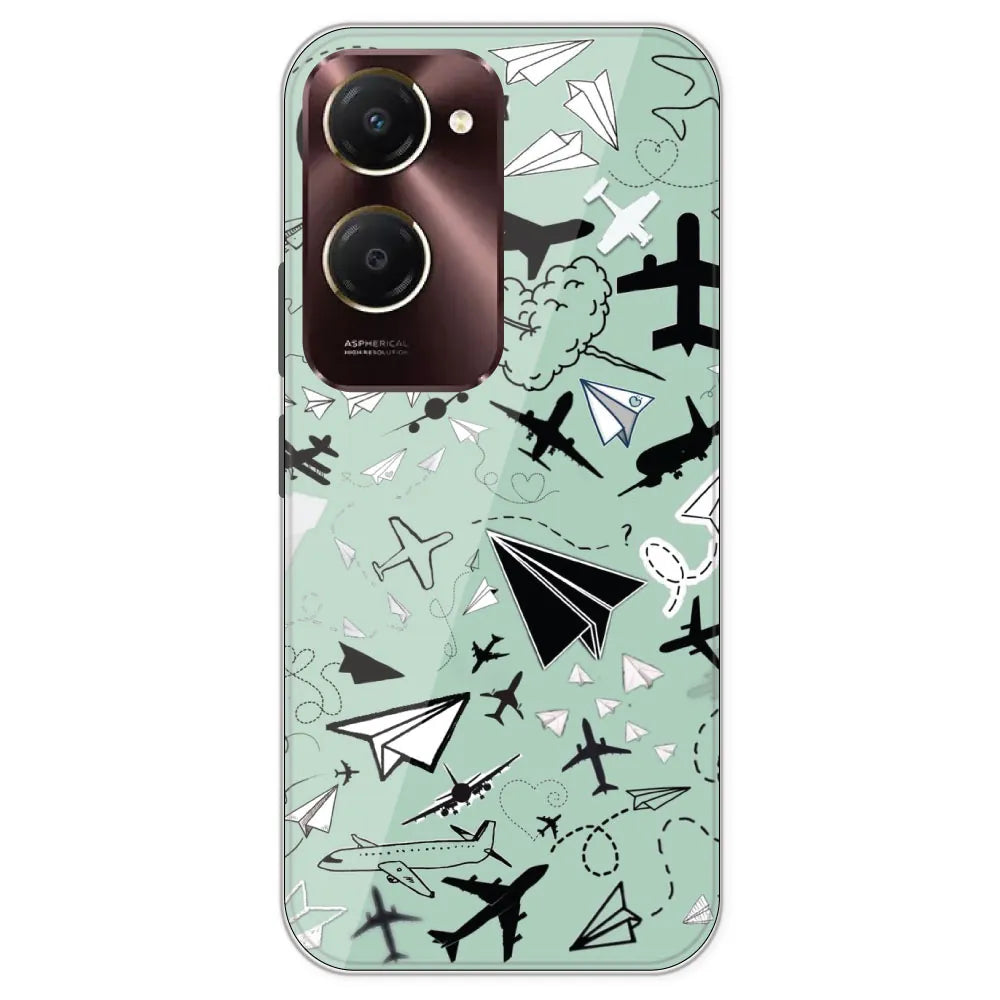 Planes - Printed Silicone Case For IQOO Z9