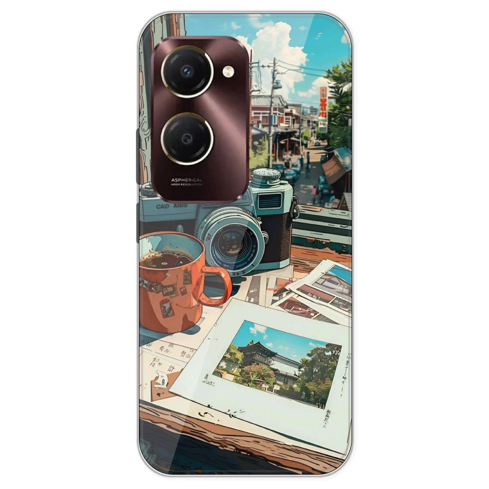 Vintage Camera - Printed Silicone Case For IQOO Z9 Lite