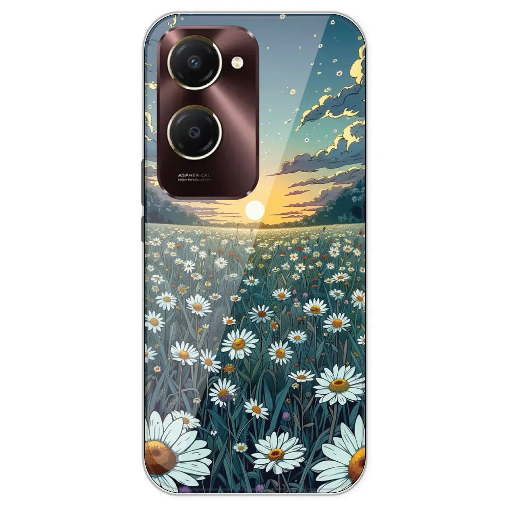Daisy Sunset - Printed Silicone Case For IQOO Z9 Lite