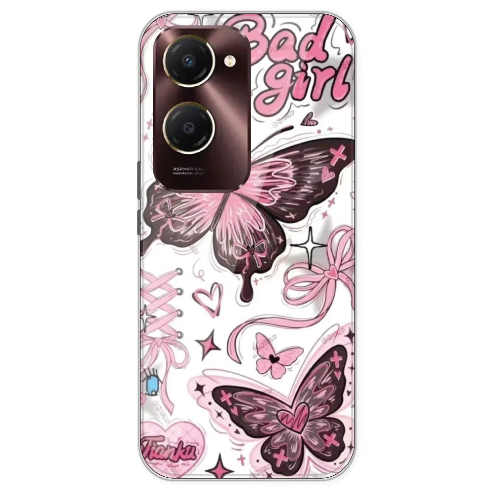 Bad Girl Butterfly - Printed Silicone Case For IQOO Z9