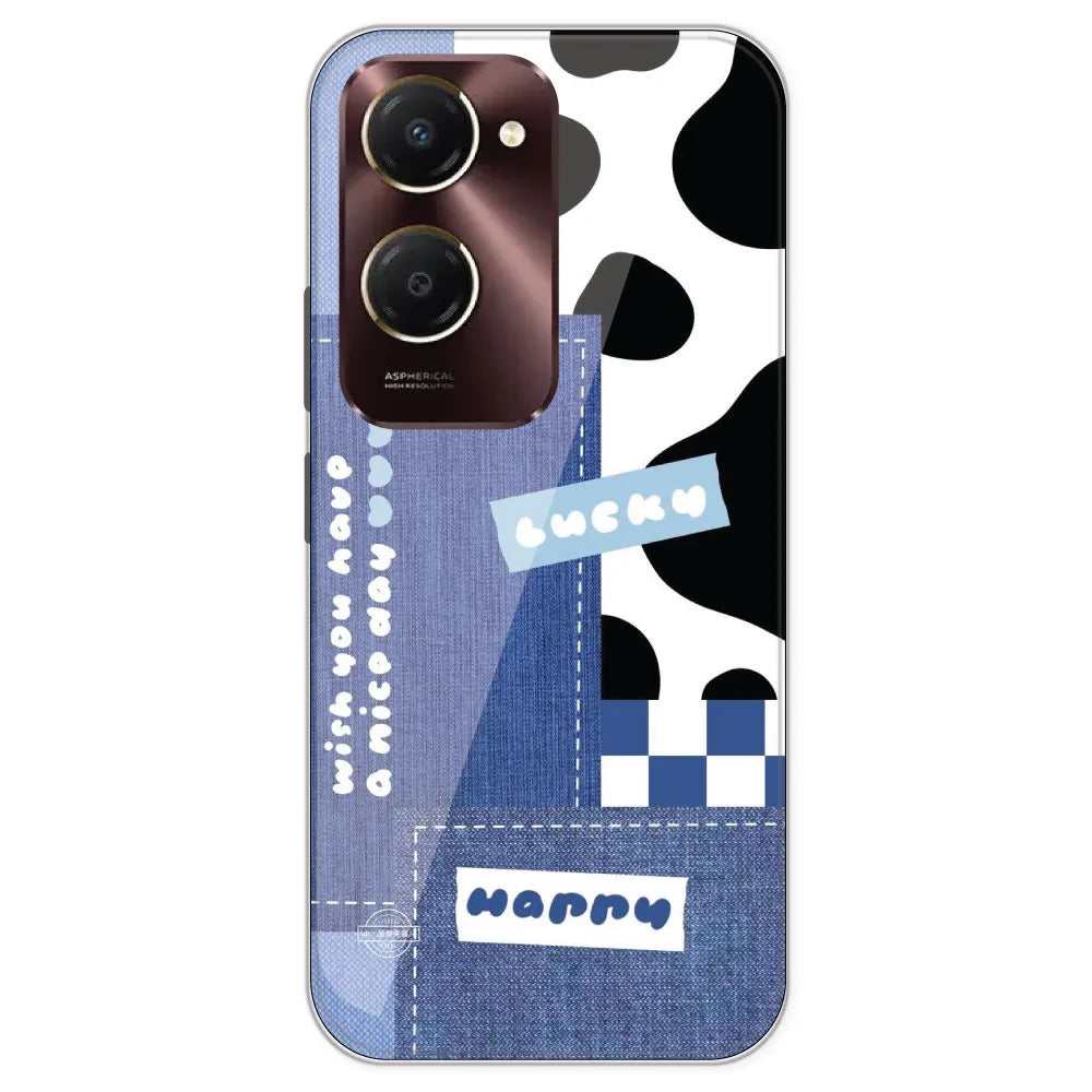 Cow Print Collage - Printed Silicone Case For IQOO Z9 Lite