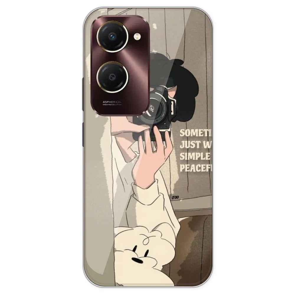 Book Collage - Printed Silicone Case For IQOO Z9 Lite