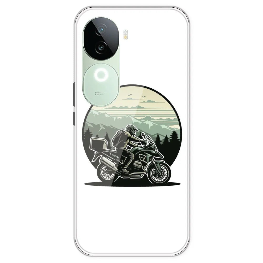Biker - Printed Silicone Case For IQOO Z9S