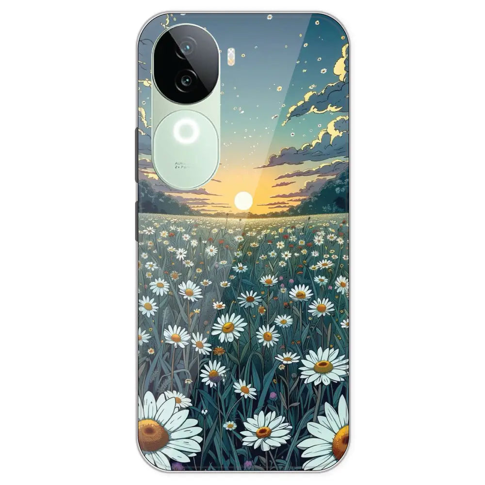Daisy Sunset - Printed Silicone Case For IQOO Z9S