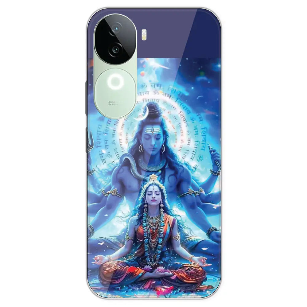 Shiv Parvati - Printed Silicone Case For IQOO Z9S
