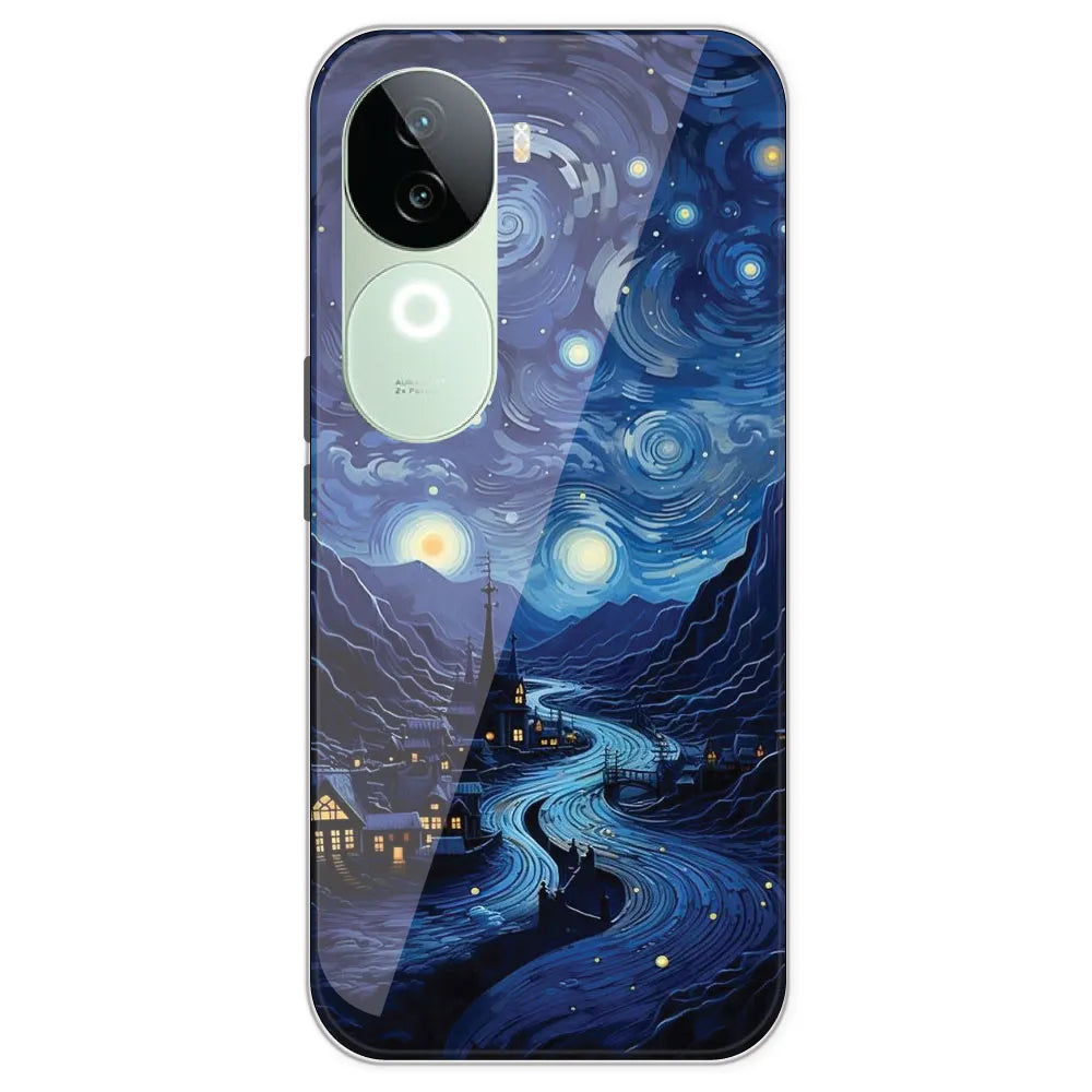 The Starry Night - Printed Silicone Case For IQOO Z9S