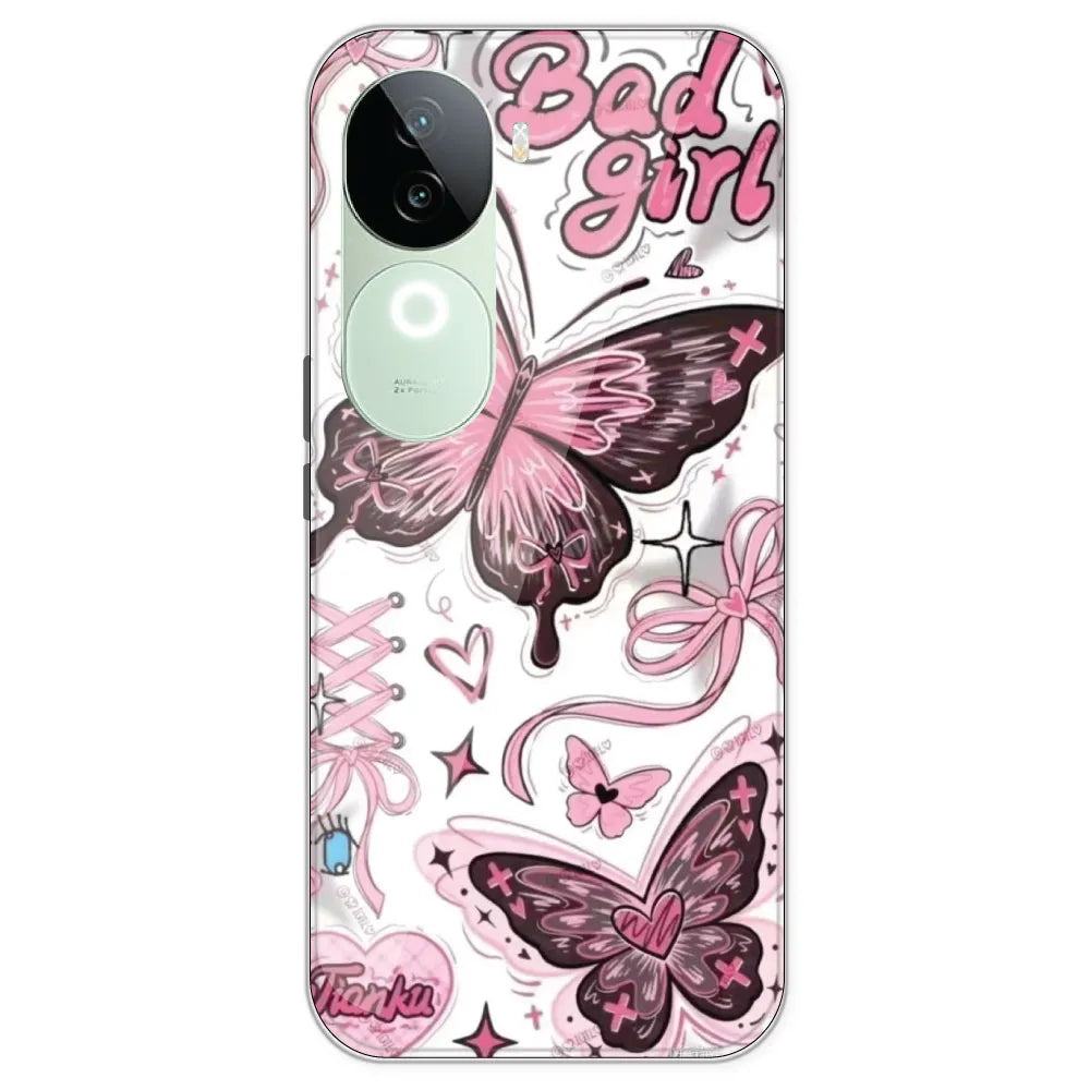 Bad Girl Butterfly - Printed Silicone Case For IQOO Z9S