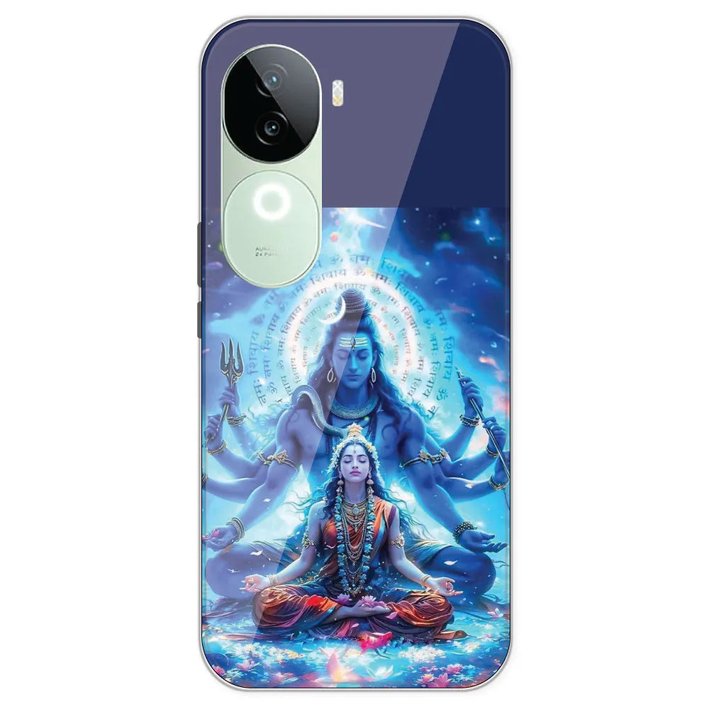 Shiv Parvati - Printed Silicone Case For IQOO Z9S
