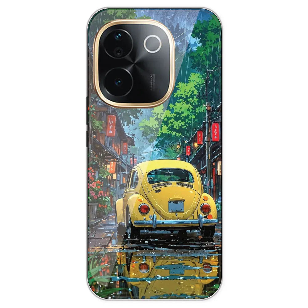 Yellow Bettle - Printed Silicone Case For IQOO Z9S Pro