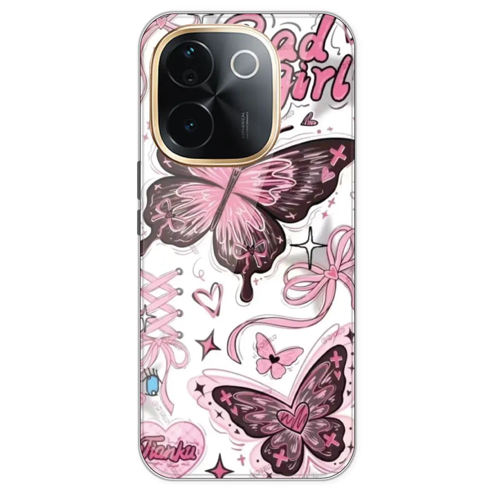 Bad Girl Butterfly - Printed Silicone Case For IQOO Z9S Pro
