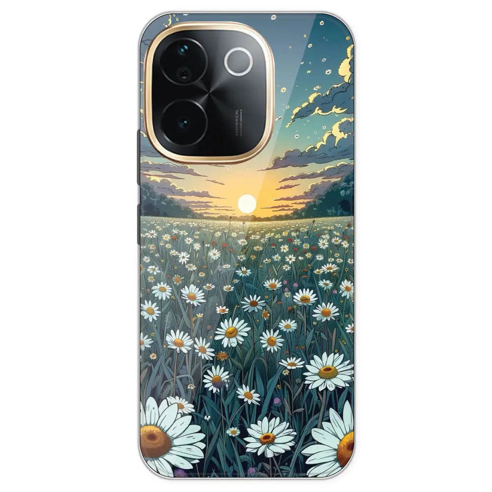 Daisy Sunset - Printed Silicone Case For IQOO Z9S Pro