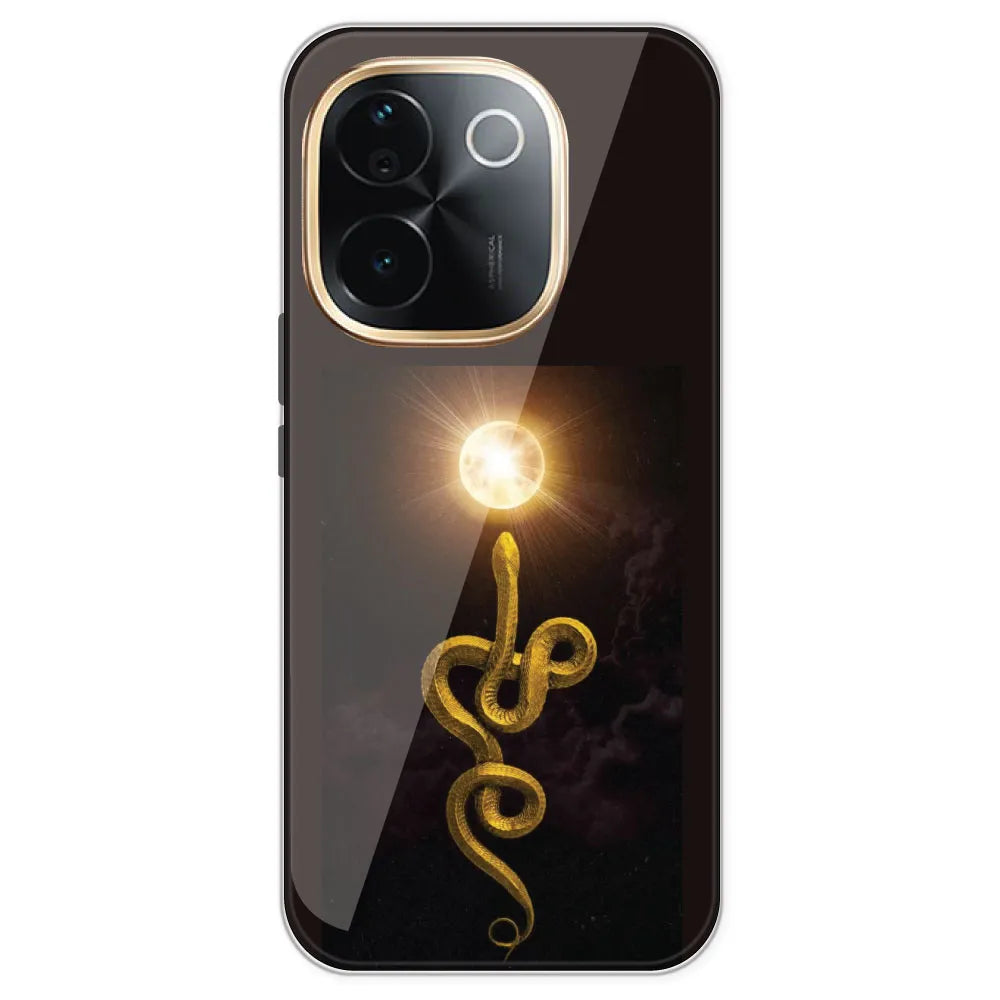 Golden Serpent - Printed Silicone Case For IQOO Z9S Pro