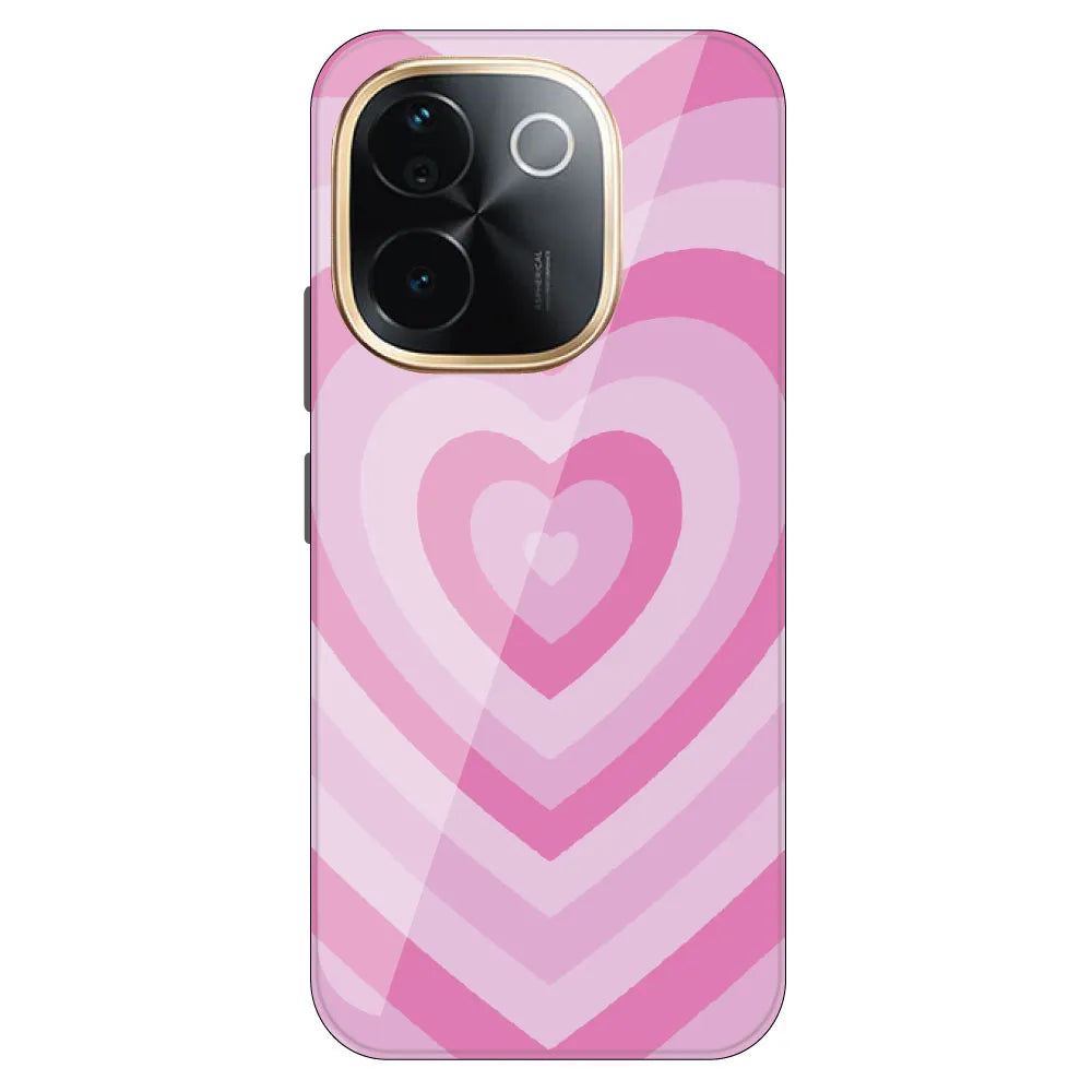 Pink Hearts - Printed Silicone Case For IQOO Neo Z9S Pro