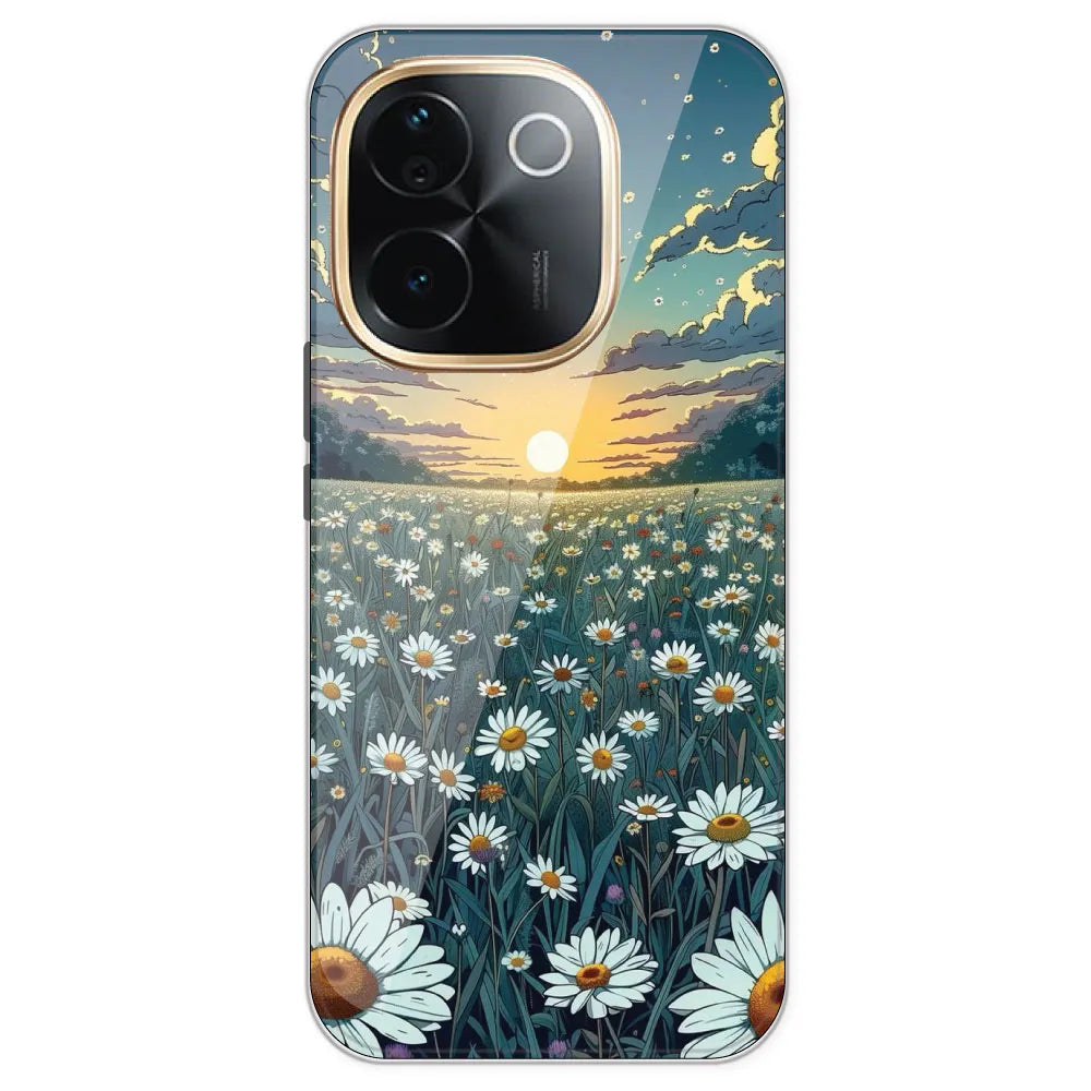 Daisy Sunset - Printed Silicone Case For IQOO Z9S Pro
