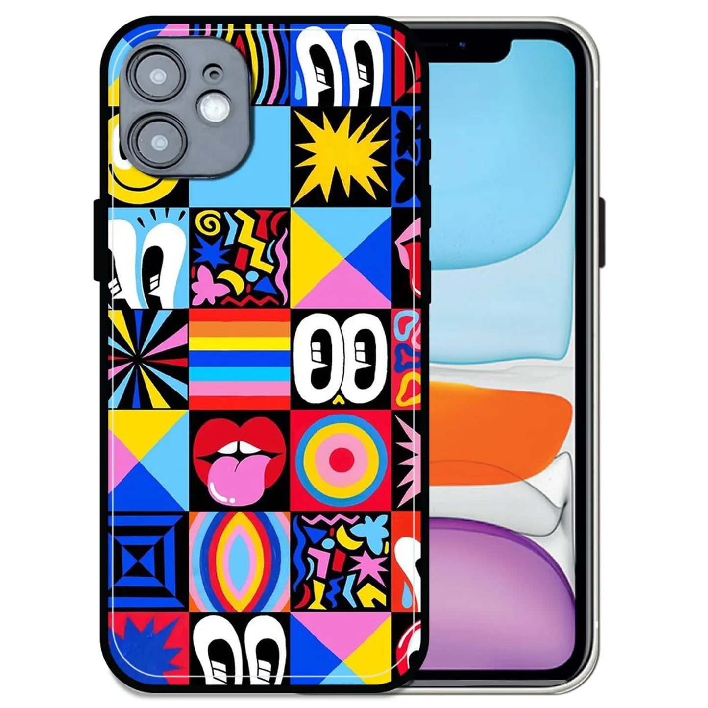'Funky Fresh - Glossy Metal Silicone Case For Apple iPhone 11