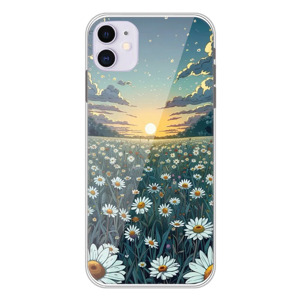 Daisy Sunset - Printed Silicone Case For Apple iPhone 11