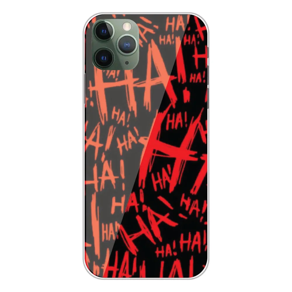 Ha ! - Printed Silicone Case For Apple iPhone 11 Pro Max