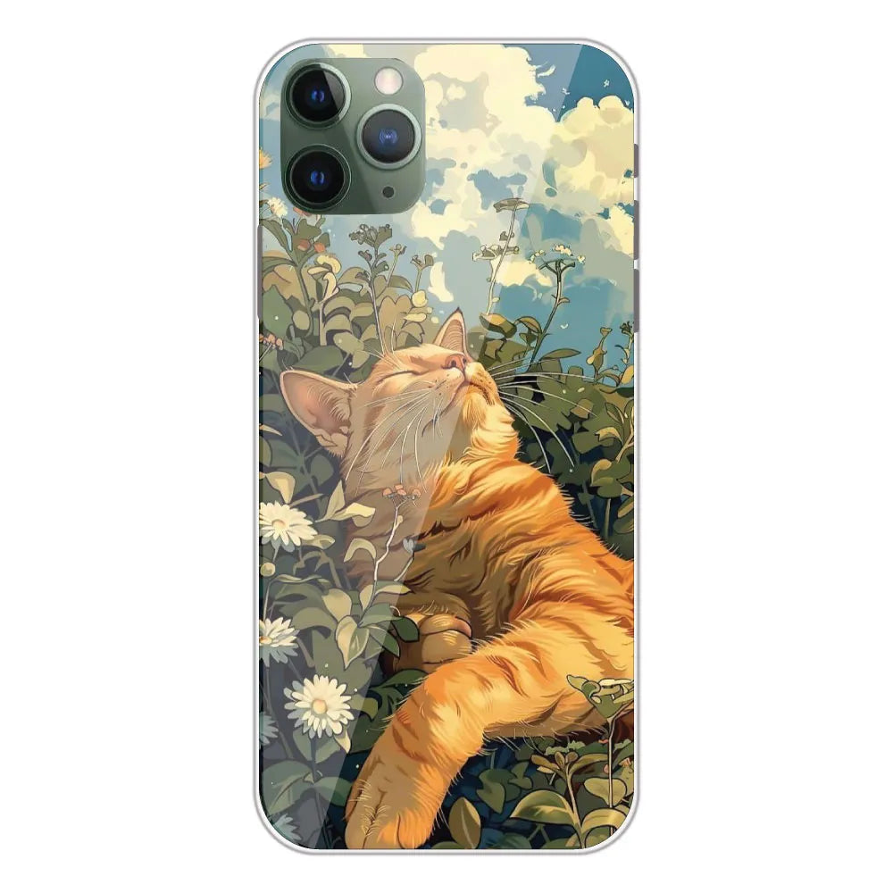 Garfield Sleeping - Printed Silicone Case For Apple iPhone 11 Pro Max
