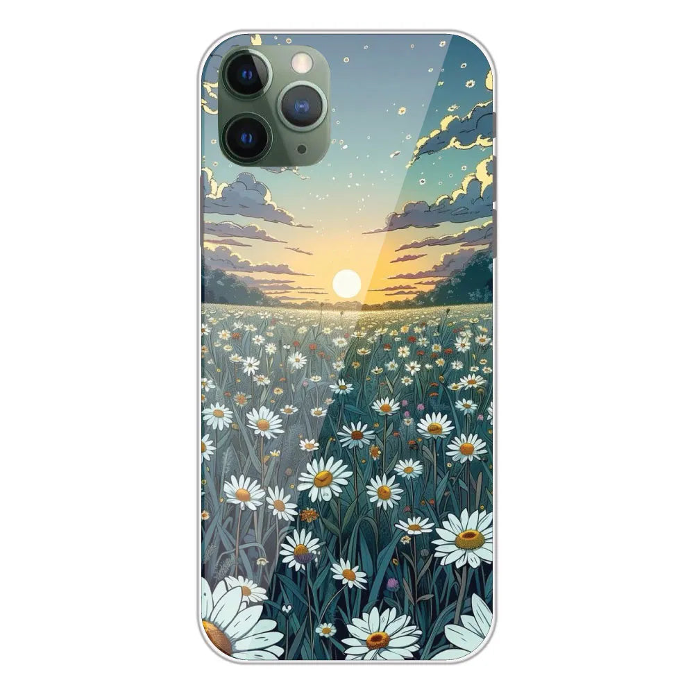 Daisy Sunset - Printed Silicone Case For Apple iPhone 11 Pro Max