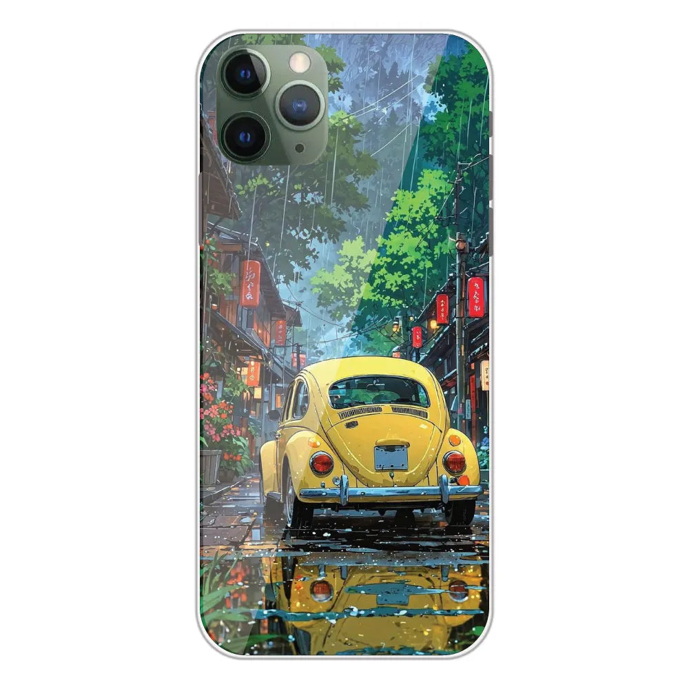 Yellow Bettle - Printed Silicone Case For Apple iPhone 11 Pro Max