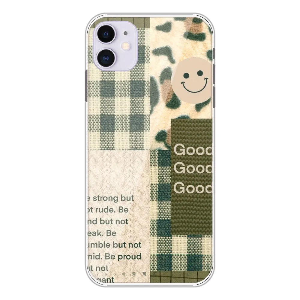 Patchwork Positivity - Printed Silicone Case For Apple iPhone 11