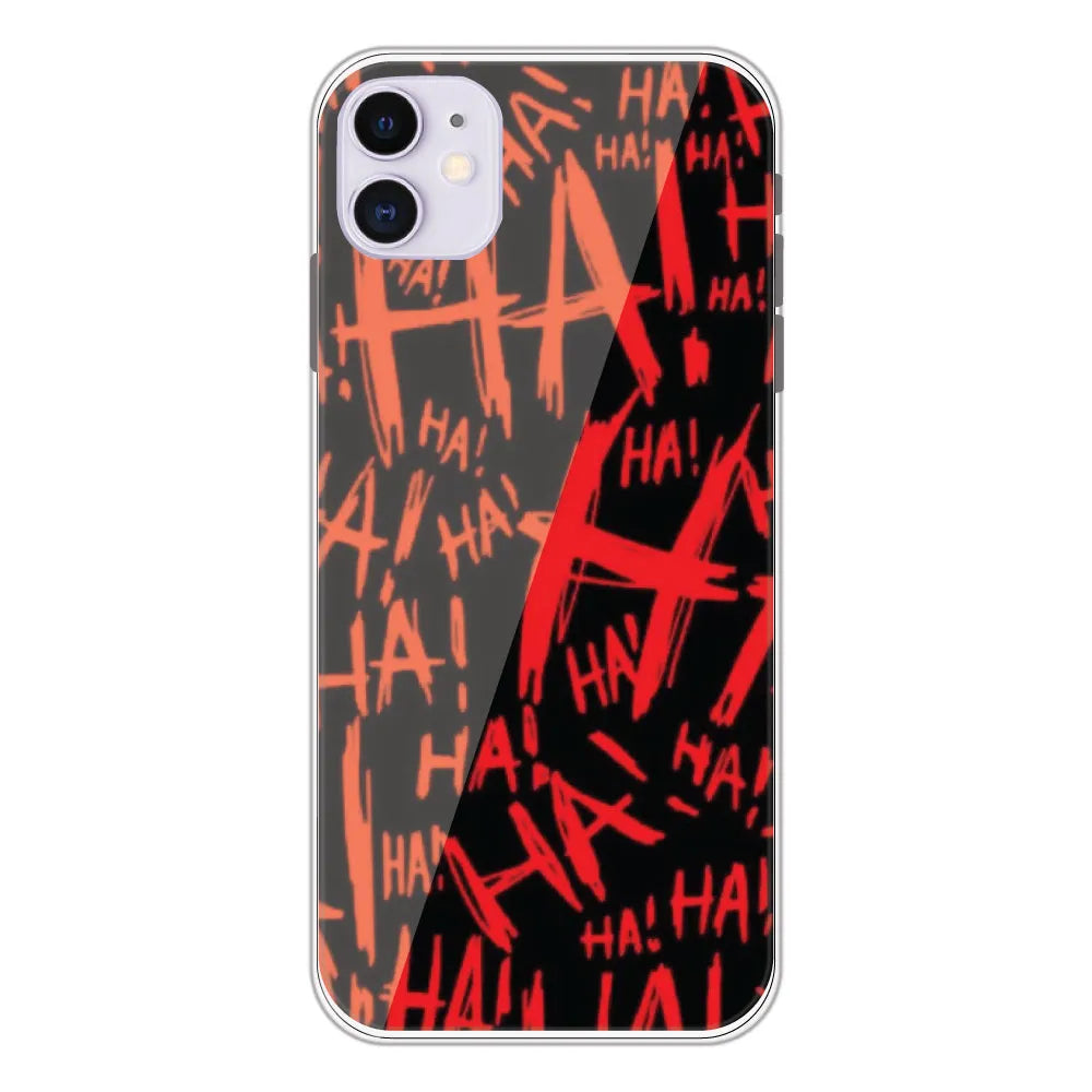 Ha ! - Printed Silicone Case For Apple iPhone 11