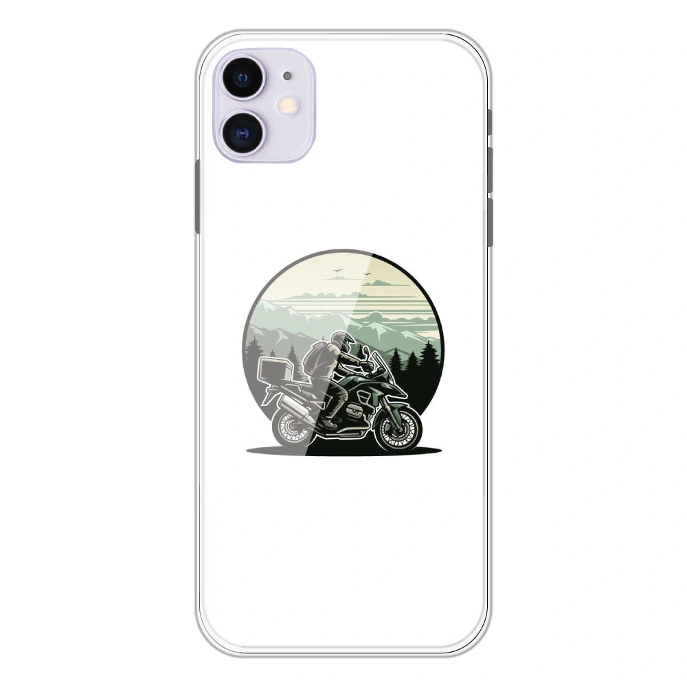 Biker - Printed Silicone Case For Apple iPhone 11