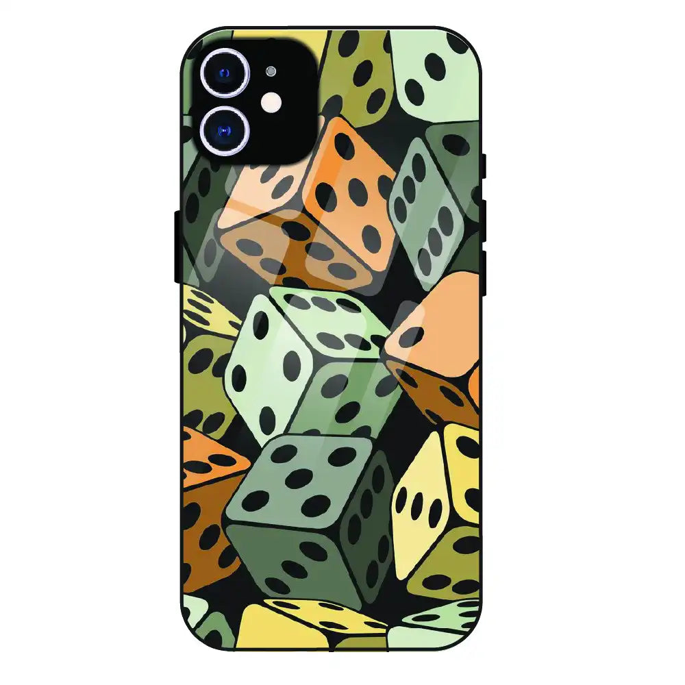 Dice - Glass Case For Apple iPhone 12