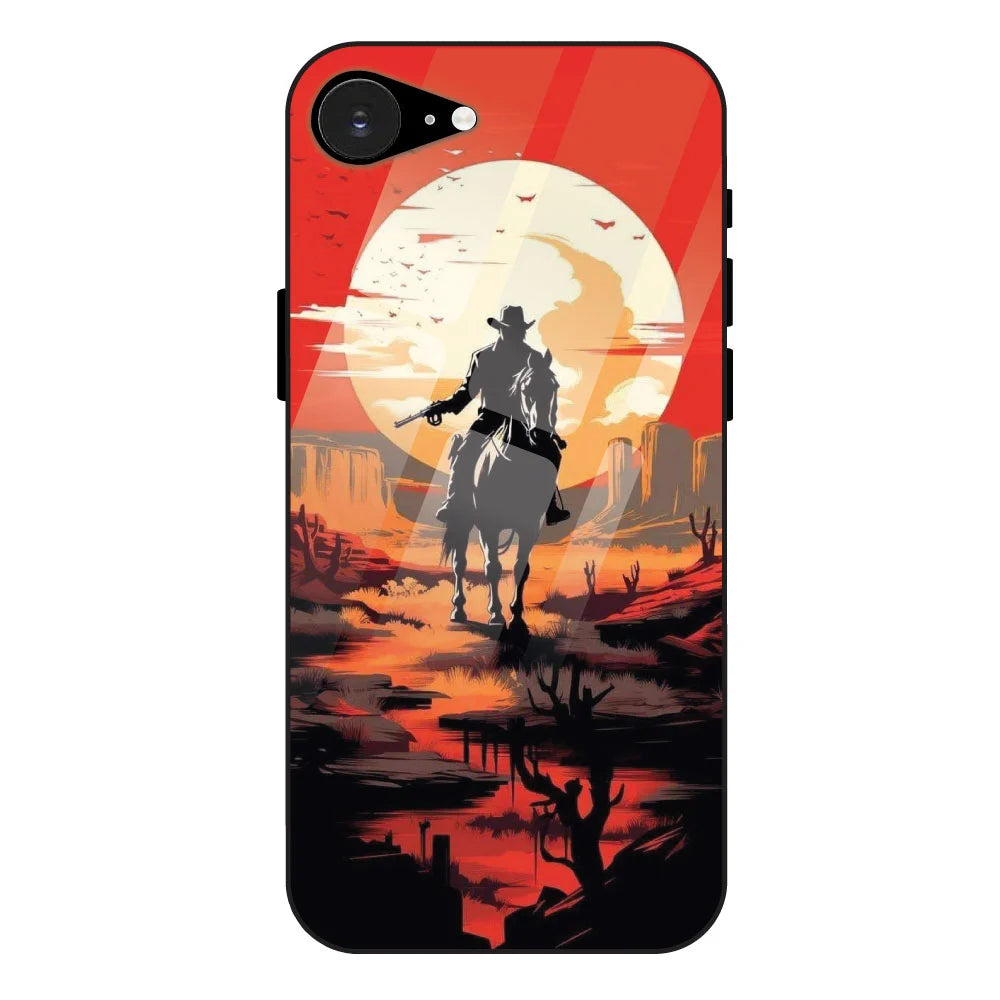Cowboy - Glossy Metal Silicone Case For Apple iPhone 16e