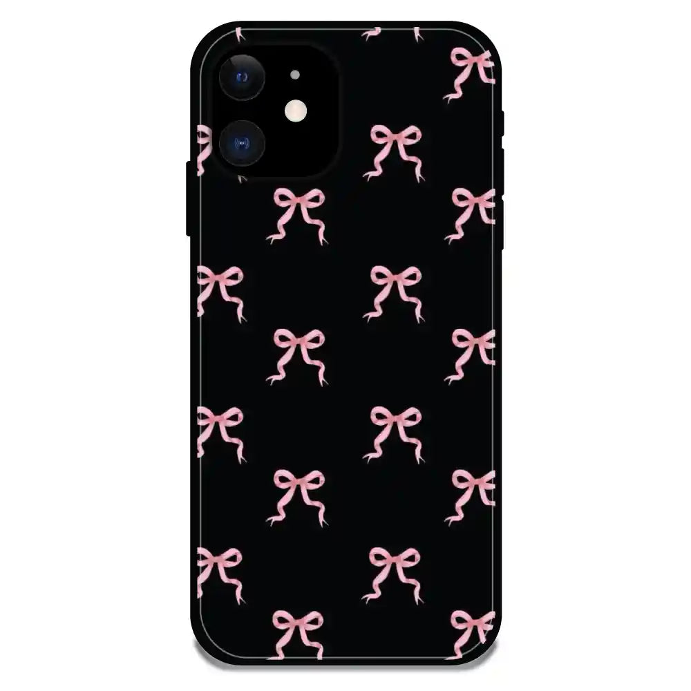 'Bow Family - Glossy Metal Silicone Case For Apple iPhone 11