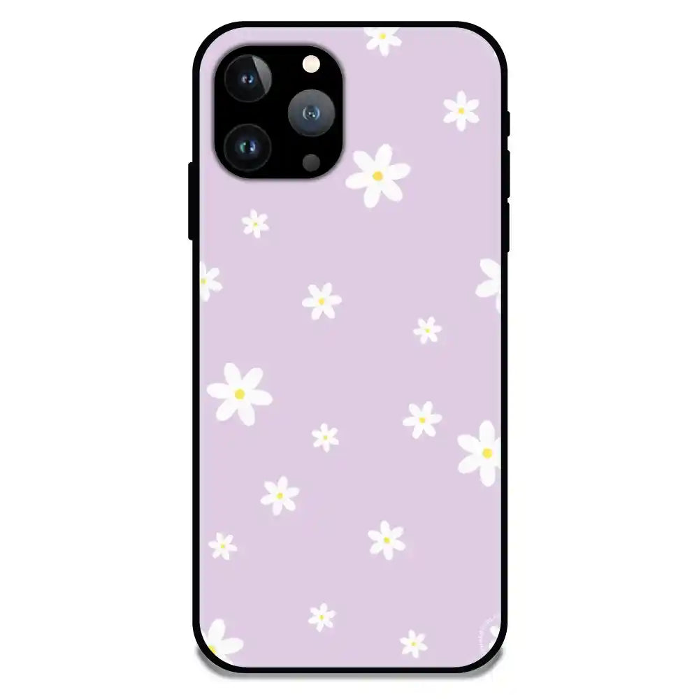Lilies - Glossy Metal Silicone Case For Apple iPhone 11 Pro
